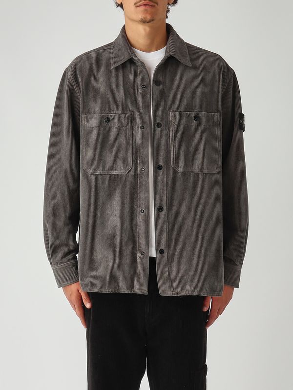 1. Men's overshirt in organic cotton Concrete Stone Island k2s151200012s0212