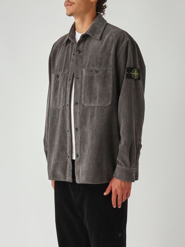 3. Men's overshirt in organic cotton Concrete Stone Island k2s151200012s0212