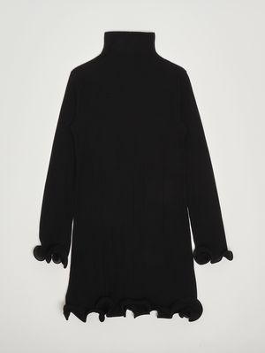 2. Robe en coton pour fille Noir