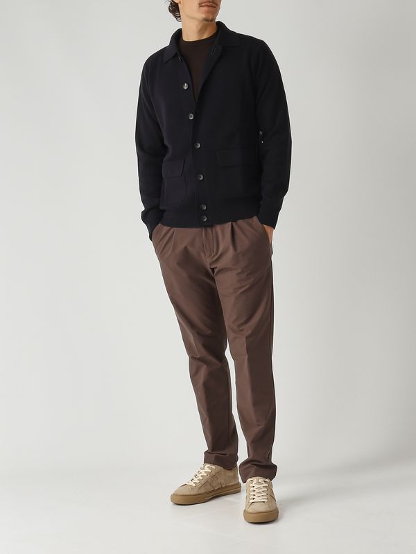 2. Cárdigan de lana para hombre Azul marino Filippo de Laurentiis fj1mltpwm14m