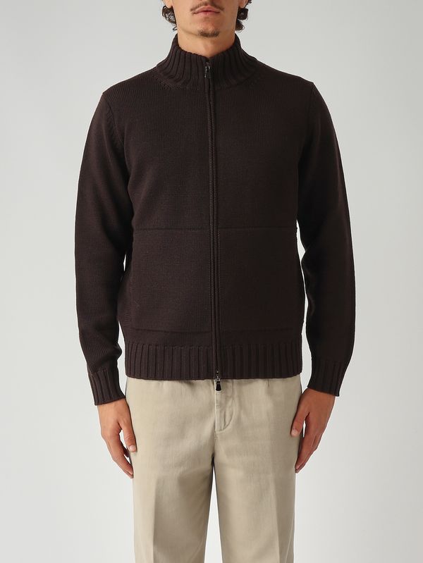 1. Cárdigan de hombre de merino royal Moreno Filippo de Laurentiis fz3mltwmr