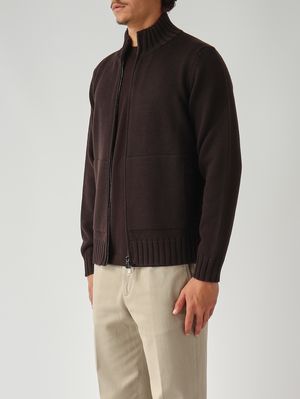 3. Cárdigan de hombre de merino royal Moreno