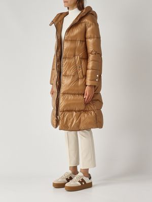 3. Piumino donna in nylon ultralight Cammello
