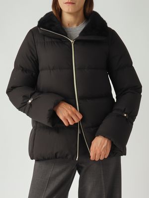 5. Doudoune femme en tissu ultraléger Noir