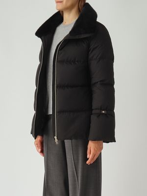 3. Doudoune femme en tissu ultraléger Noir