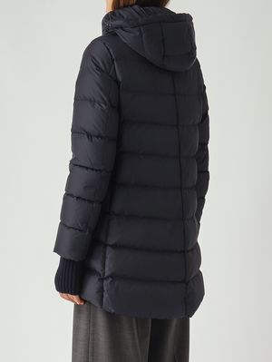 4. Piumino donna A-Shape Chamonix in piuma Blu Navy