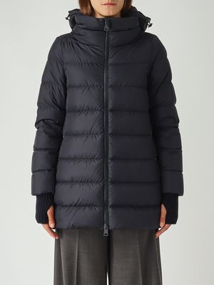 Women's A-Shape Chamonix Down Jacket Navy Blue Herno