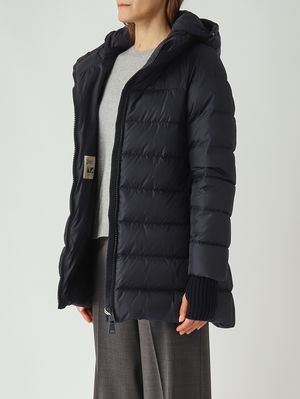 3. Piumino donna A-Shape Chamonix in piuma Blu Navy