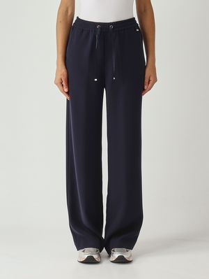 Women's cady trousers Navy Blue Herno
