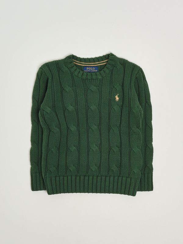 1. Camiseta de niño de algodón Verde Bosque Polo Ralph Lauren 322981036
