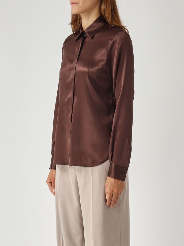 3. Camisa de mujer Andra de seda elástica Cabeza de moro Tagliatore andra270007