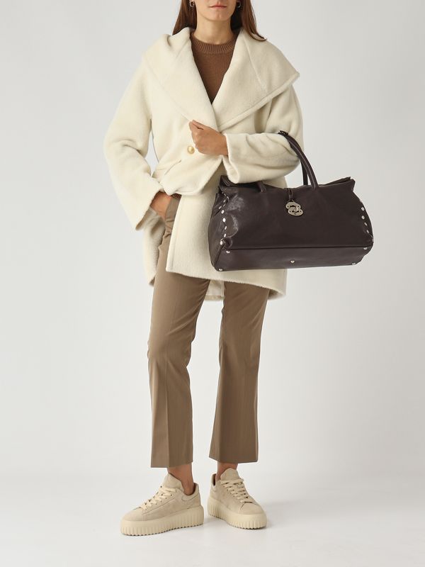 2. Abrigo de mujer Jilly de alpaca y lana Biancolatte Tagliatore jillye30008