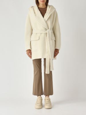 Tagliatore Blanche women's coat in alpaca and wool