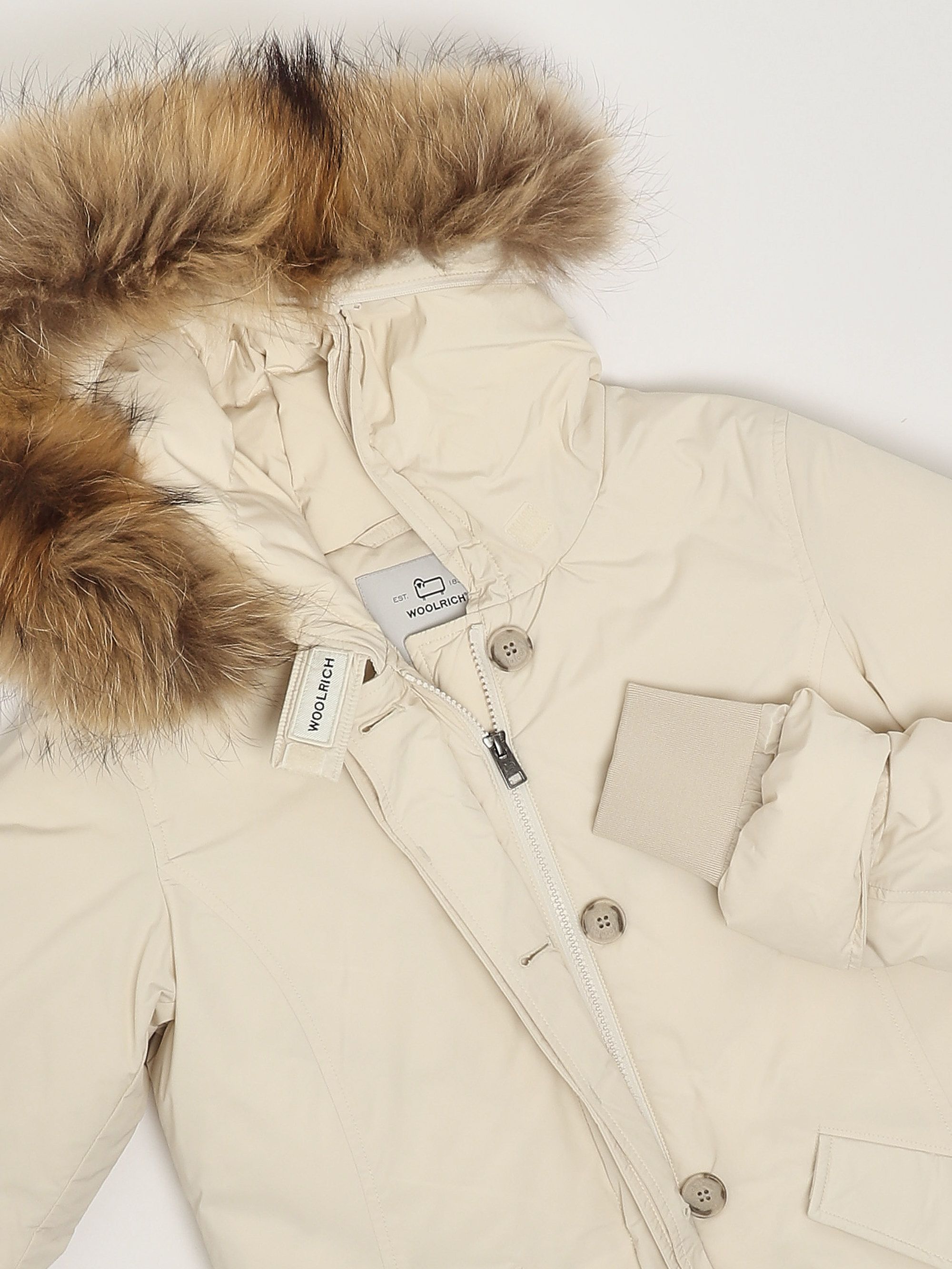 Parka Luxury Arctic Raccon en tissu Urban Touch pour fille ...