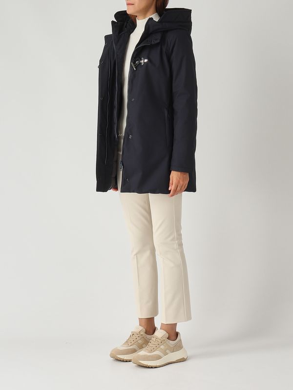 3. Cappotto donna Toggle in gabardine tecnico Navy Fay naw59513830zxe