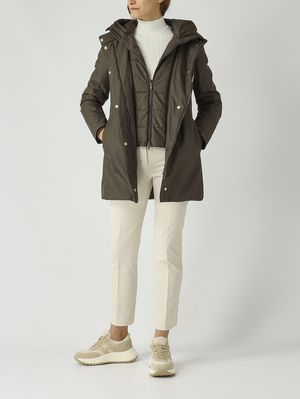 2. Cappotto donna Toggle in gabardine tecnico Militare