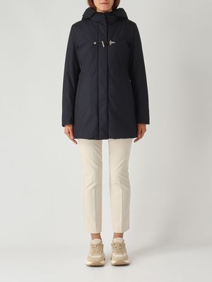 Cappotto donna Toggle in gabardine tecnico Navy Fay