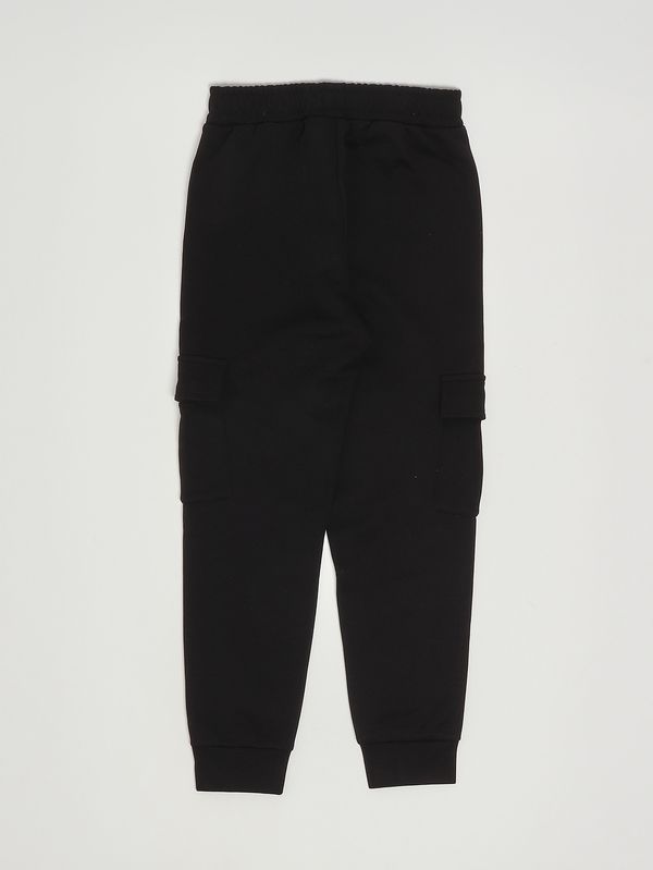 Pantalon en viscose extensible pour fille 252gj2274 Noir