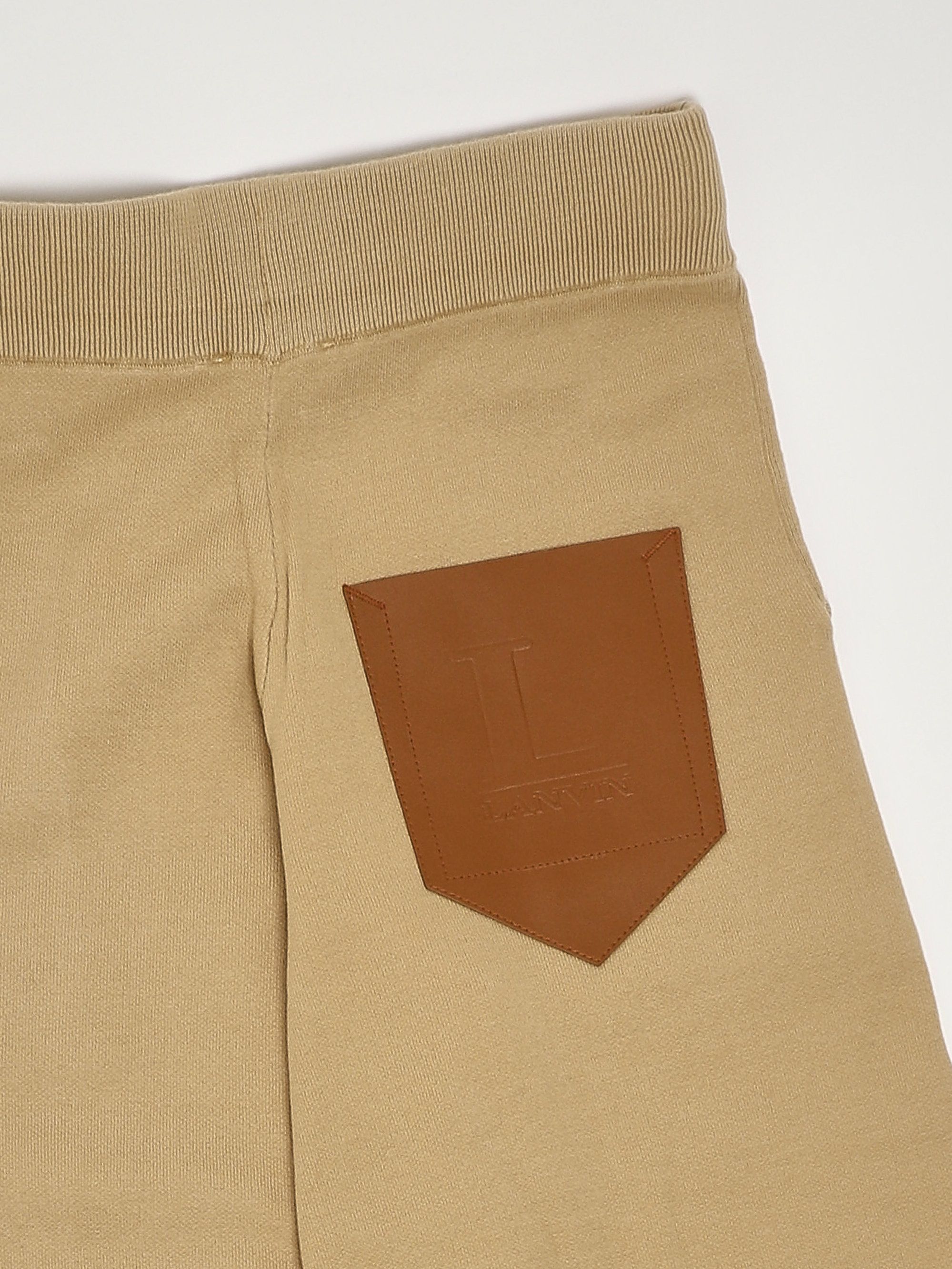 Lanvin Pantaloni Beige In Misto Cotone Per Bambino N30375/209 main image 0