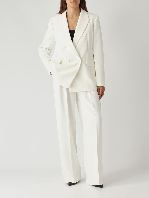 2. Blazer de mujer en tejido cady elástico Blanco Maliparmi jd647050658
