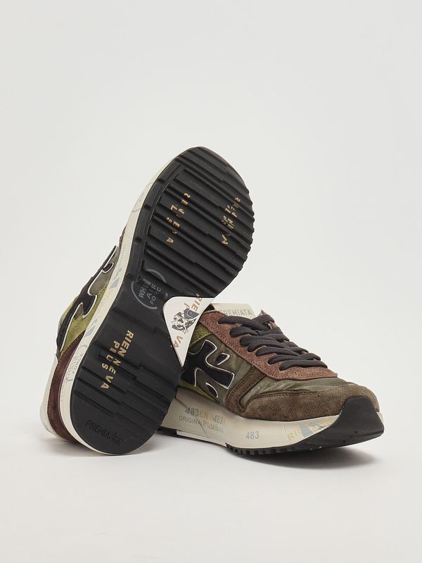 mi Premiata Mick 7717 men's sneakers in leather and technical fabric