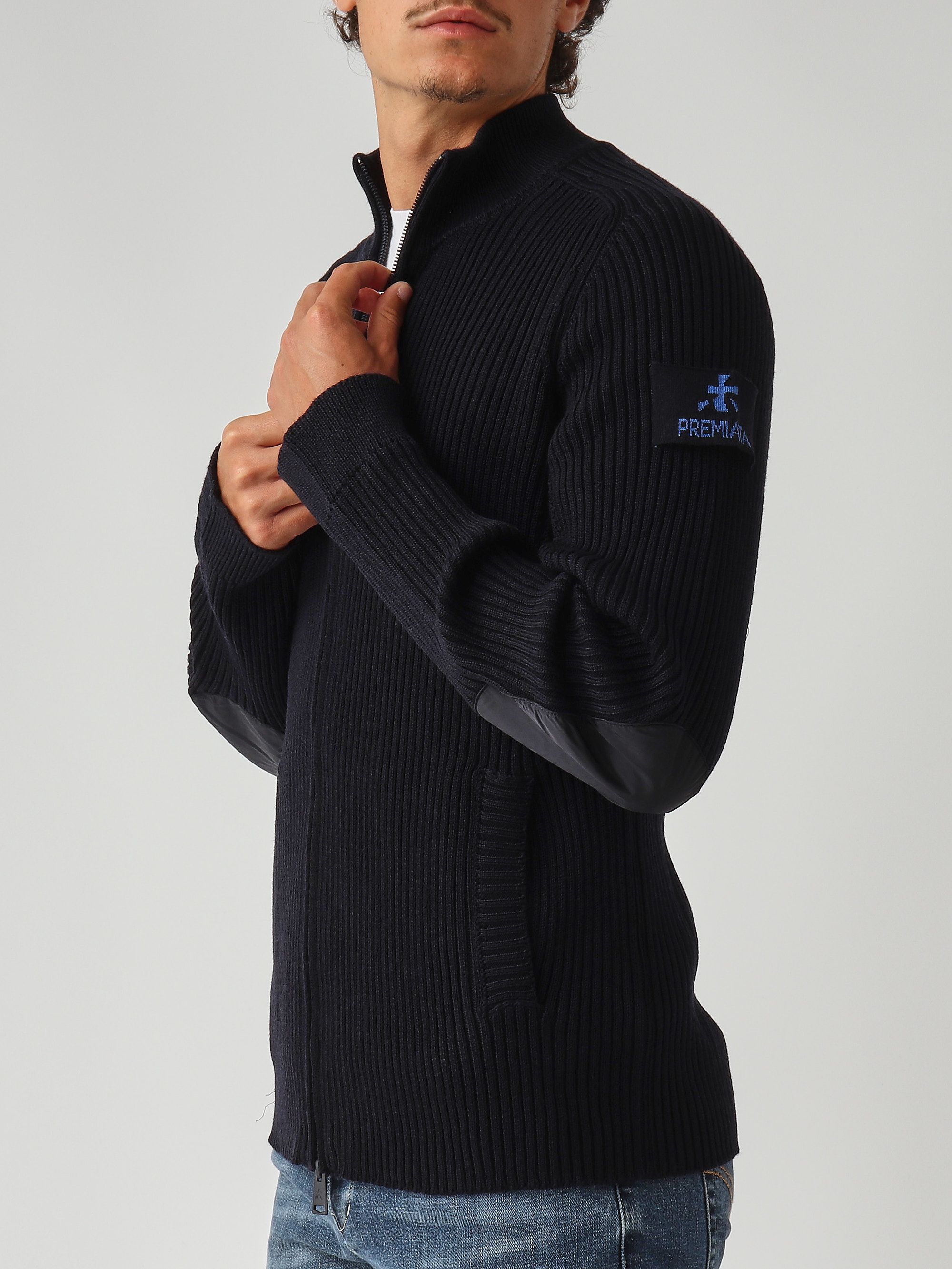 Cardigan full-zip in lana main image 1