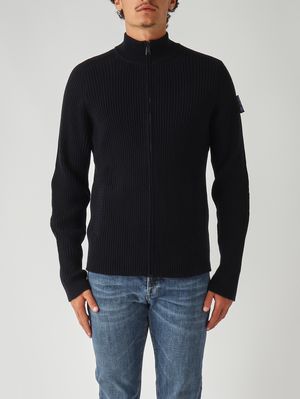 Cardigan homme en laine Marine Premiata