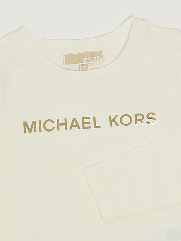 3. Cotton T-shirt for girls White Michael Kors r30488