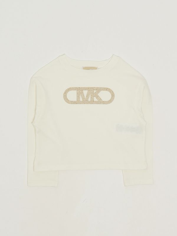 1. Cotton T-shirt for girls White Michael Kors r30495