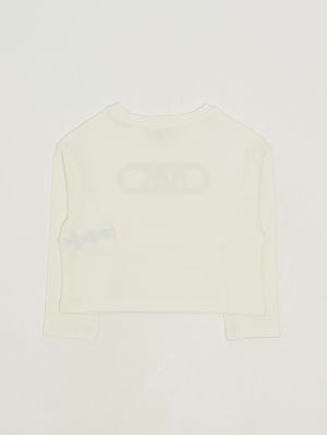 2. Cotton T-shirt for girls White