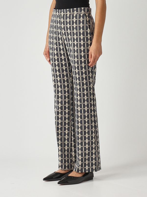 3. Jacquard fabric trousers for women Grey-Anthracite Maliparmi jh747960168