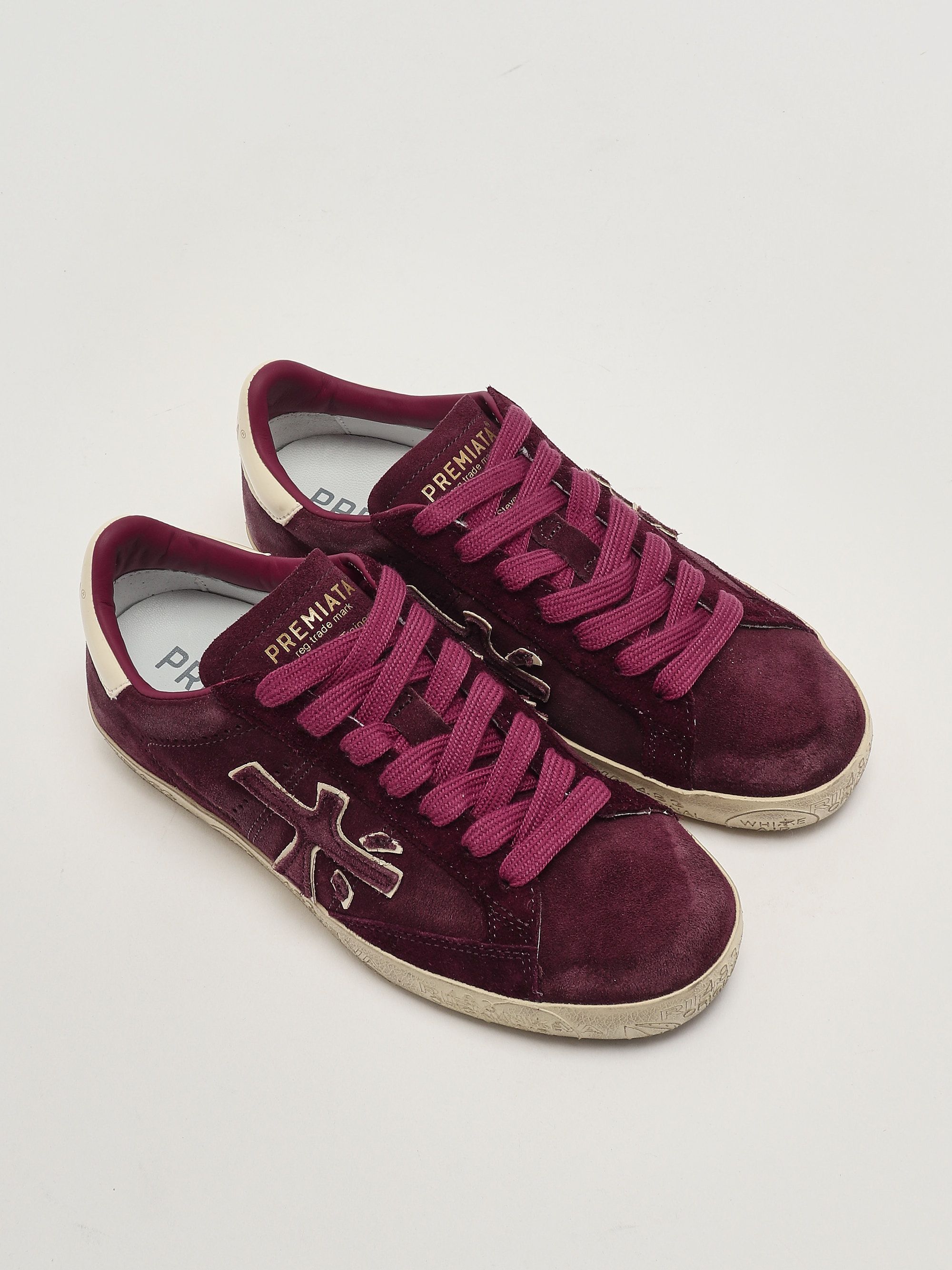 Baskets PREMIATA 8266AT Femme - Taille 39 Noir (Nero) - Cuir/Suede - Neuf Avec Boîte