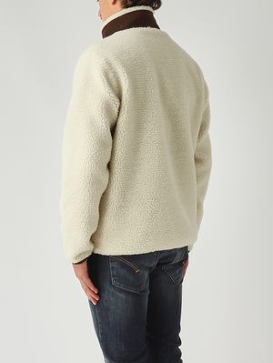 4. Giacca uomo Keystone in pile sherpa 10 Off White