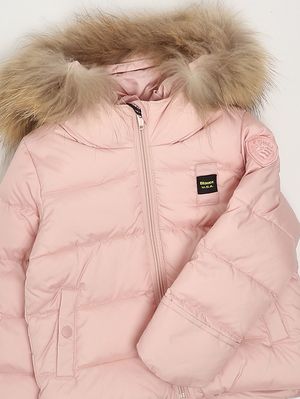 3. Plumífero Armory de nailon para recién nacida Rosa