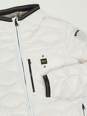 3. Plumífero para niño Brinton de nailon Blanco Óptico
