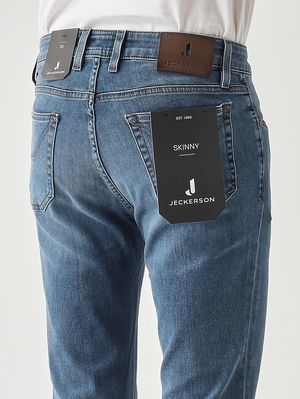 4. Joe skinny-fit stretch cotton denim jeans for men Medium Denim