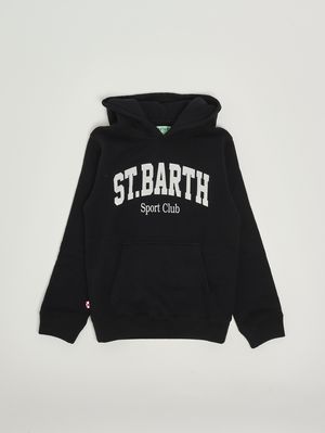 MC2 Saint Barth Felpa bambino in misto cotone - Nero