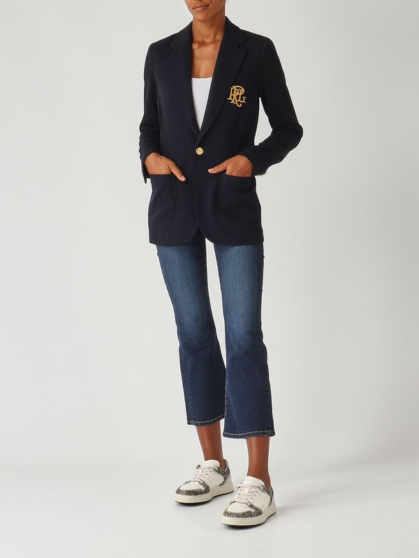 2. Women's jacket in cotton and viscose Navy Polo Ralph Lauren 211795348