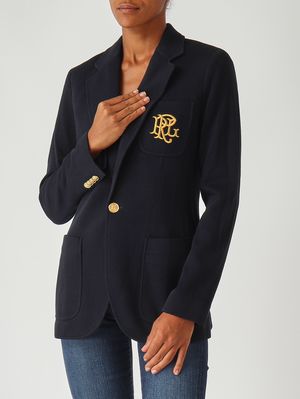 5. Women's jacket in cotton and viscose Navy