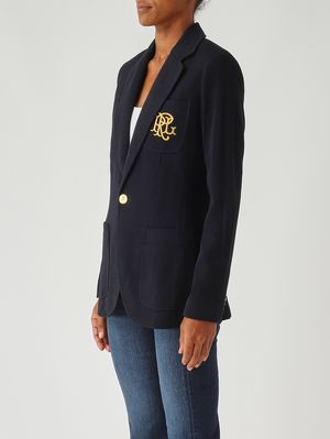 3. Women's jacket in cotton and viscose Navy