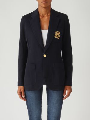 Giacca donna in cotone e viscosa Navy Polo Ralph Lauren