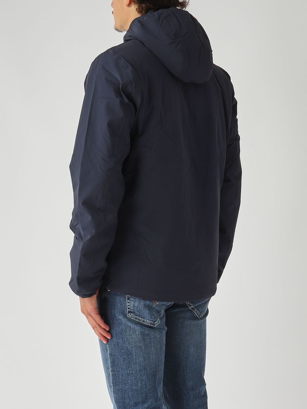 5. Jack St Warm Double men's jacket in waterproof fabric Navy-Beige K-Way k6128vw