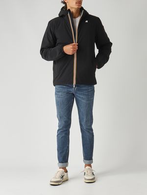 3. Herrenjacke Jack St Warm Double aus wasserdichtem Stoff Schwarz-Grün