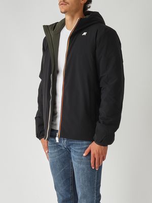 4. Herrenjacke Jack St Warm Double aus wasserdichtem Stoff Schwarz-Grün