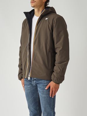 4. Veste homme Jack St Warm Double en tissu imperméable Oliva-Marine