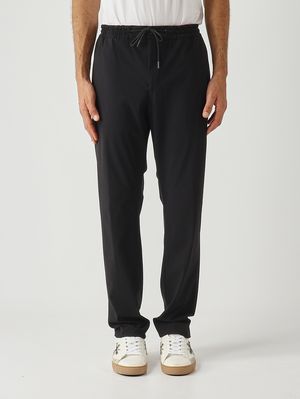 Herrenhose Omega aus Stretch-Jersey Schwarz PT Torino