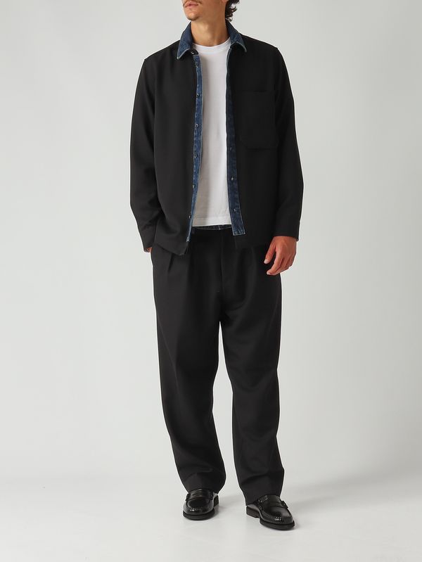 2. Pantalón para hombre Kaibelt Baggy de lana y denim Negro Nine in the morning 9fw25kai15b
