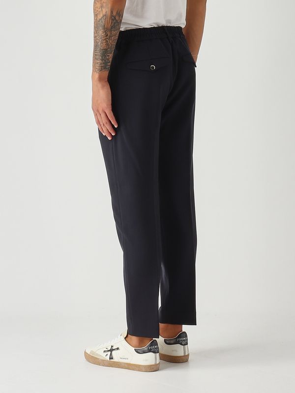 4. Pantalone uomo Yoga in lana stretch Blu navy Nine in the morning 9fw25yo74