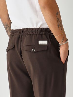 5. Pantalone uomo Yoga in lana stretch Testa di Moro