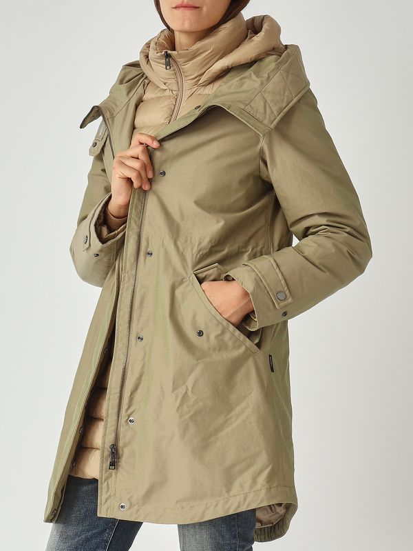 6. Parka donna in ramar impermeabile Fango Woolrich cfwwou1105frut0001